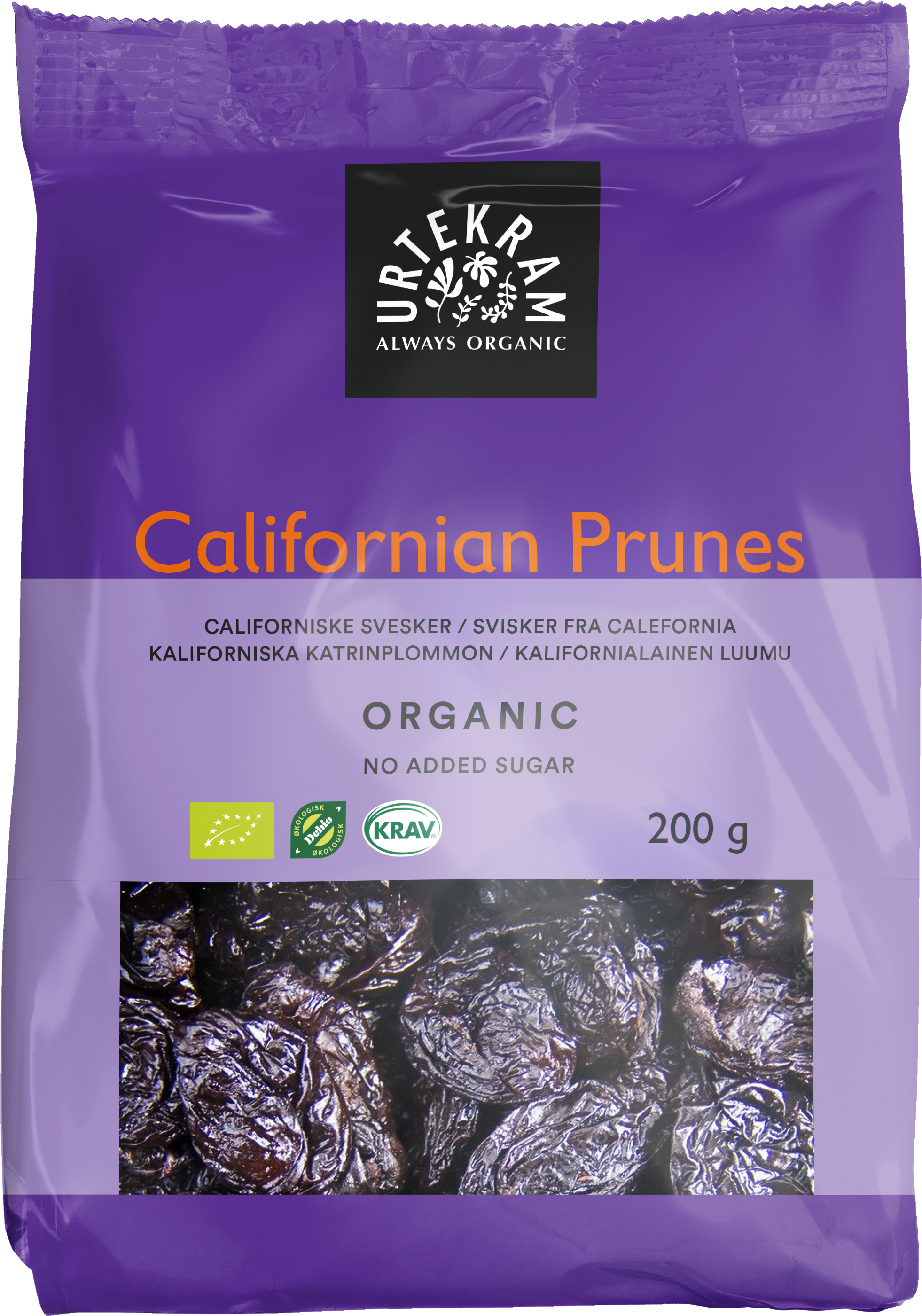 Katrinplommon 200g Calif., Urtekram