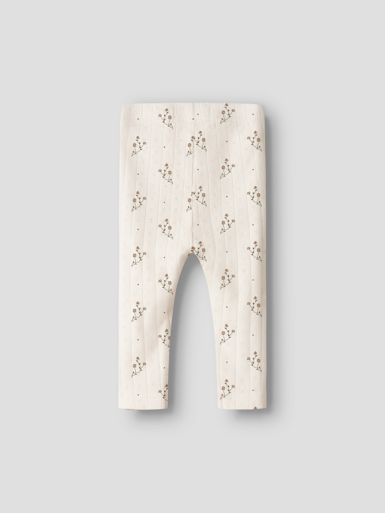 NBFRACHELLO RIA SLIM LEGGINGS LIL Coconut Milk FLOWER - 2