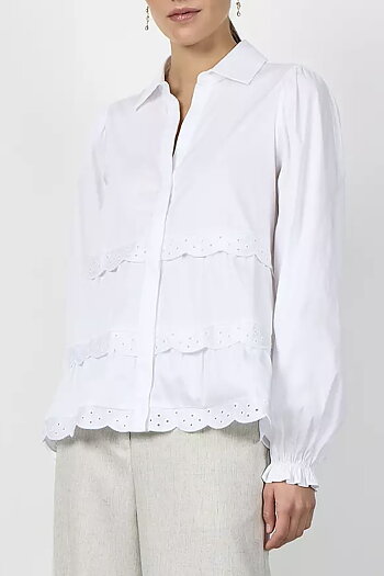 Leveté Room - Isla Solid 135 Shirt White