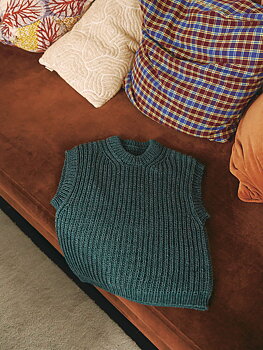 Sandnes Loui Slipover Junior 2601_004 (18 m halvpatent st 3,5)