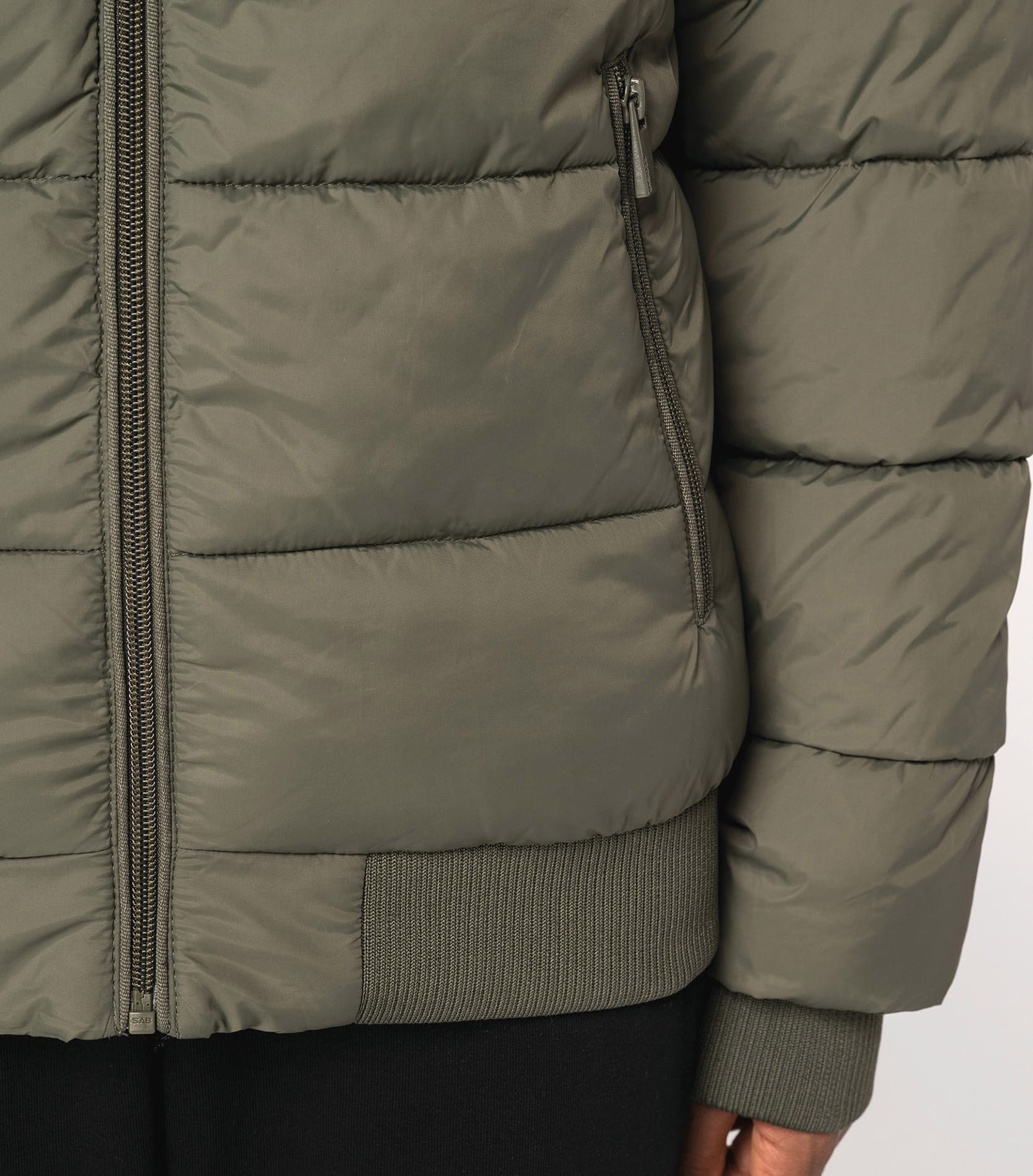 Unisex vadderad jacka med teddykrage | Eco-Friendly Jacket – Native Spirit - 4