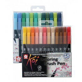 Sakura Koi Coloring Brush Pen Set 48