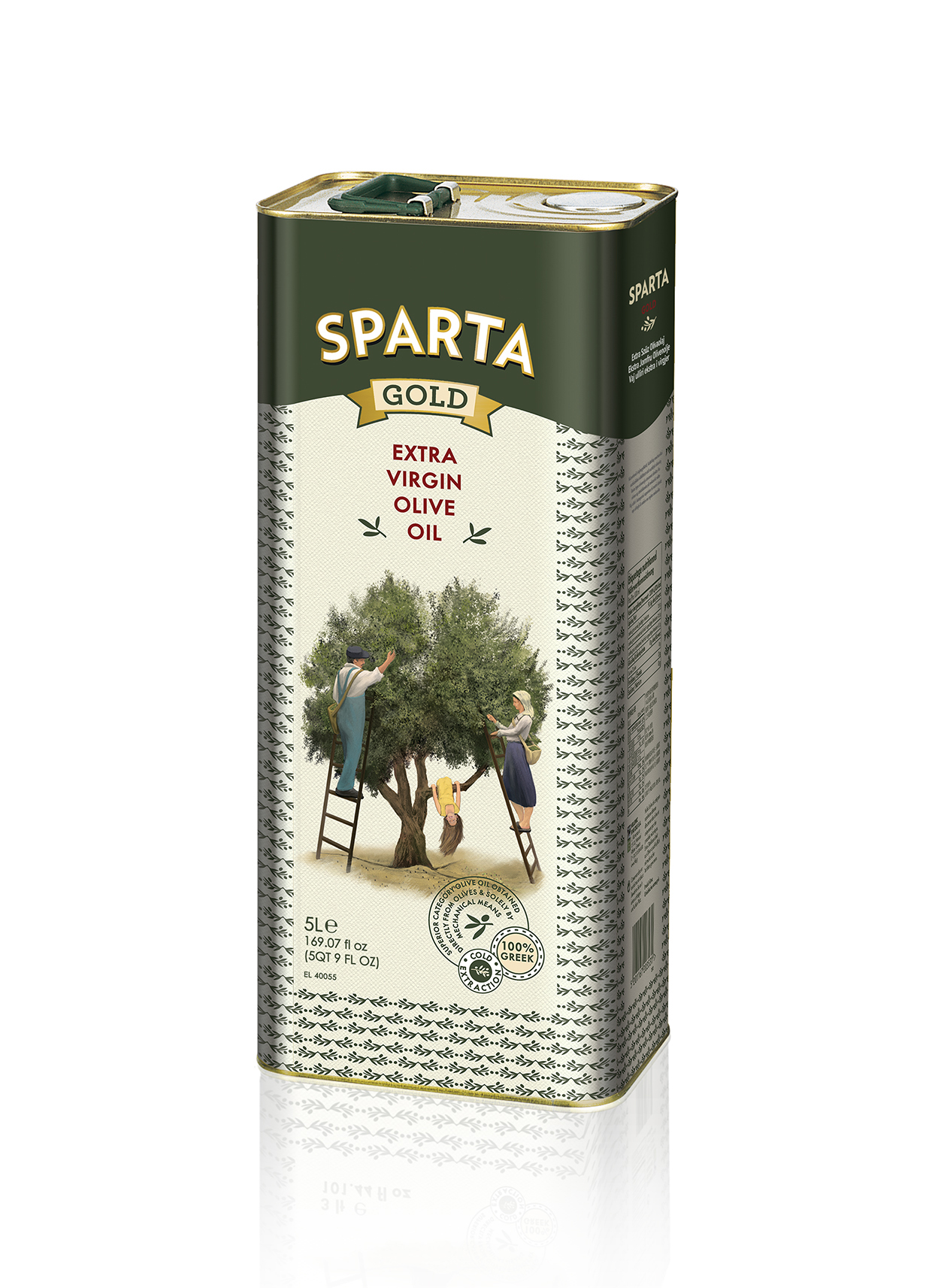 extra virgin olive oil, Sparta gold 5L, free shipping