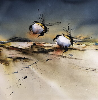 Bombus bombus - 60x60cm