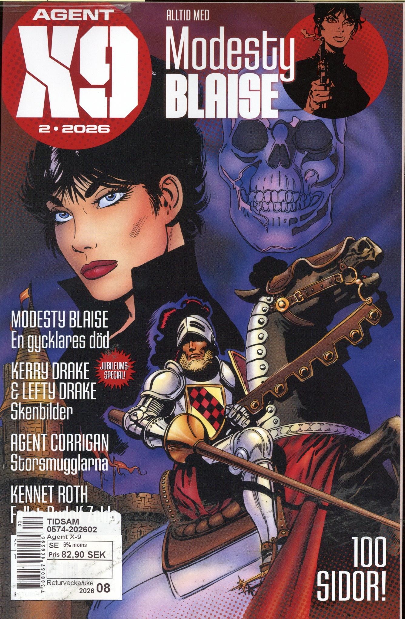 Agent X9 nr 2 2026, Modesty Blaise -  En gycklares död