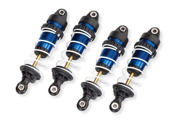 Traxxas Stötdämpare GTR Long Komplett Blå (4)