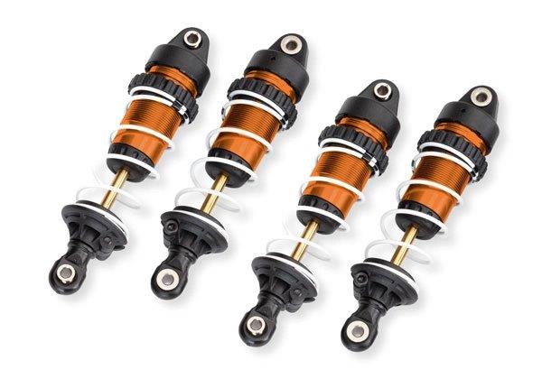 Traxxas Stötdämpare GTR Long Komplett Orange (4)