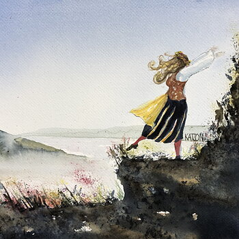 Stage summer - 60x60cm