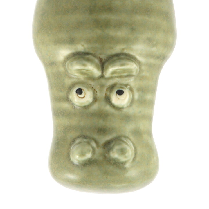 Lisa Larson (Large Zoo 1965) Honest Hippo (Green) 18/9 cm (2)