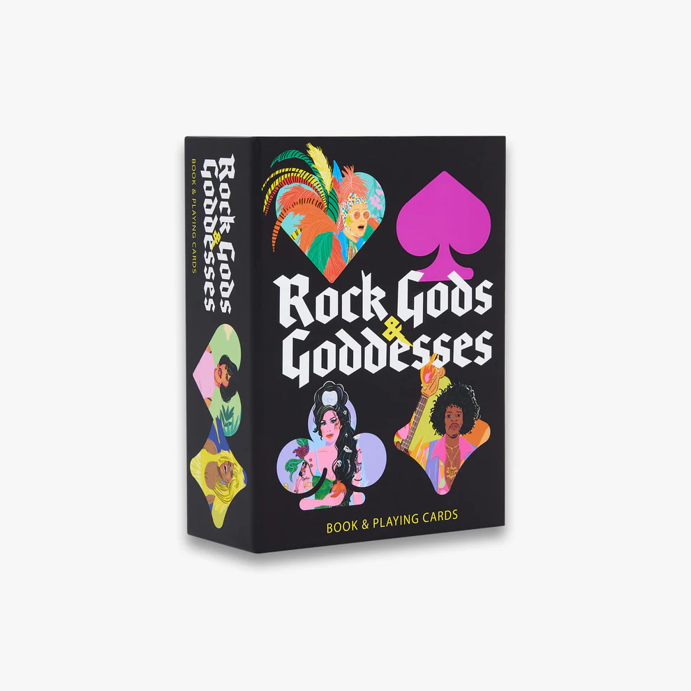 Rock Gods & Goddesses, book and playing cards