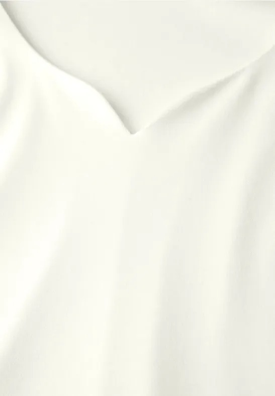LTD QR Heart Neck Ada - Offwhite - Street One - 6