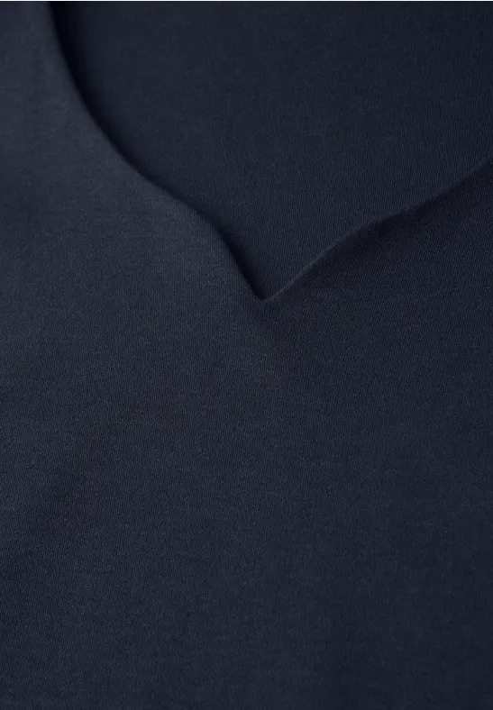 LTD QR Heart Neck Ada - Shadowed Navy - Street One - 5