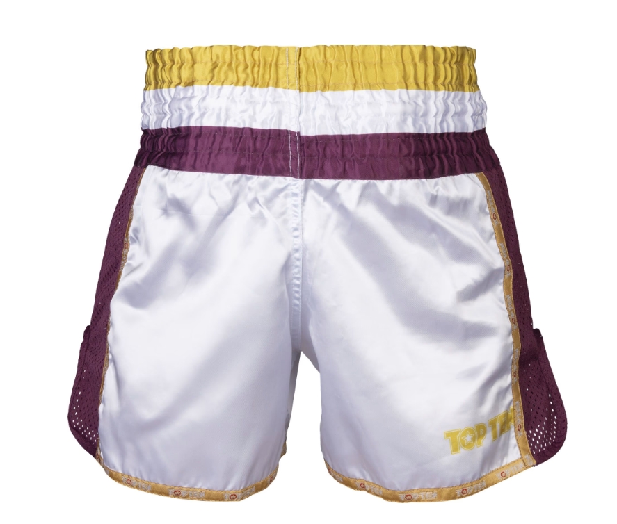 Topten shorts WAKO BRAVE Vit/Vinered - 4