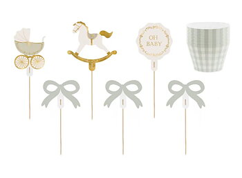 Cake picks - Baby Shower Mix