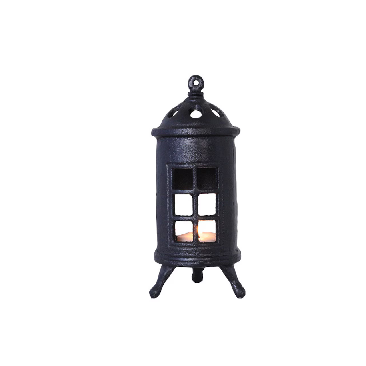 Värmeljushållare Kamin - Svart - 3