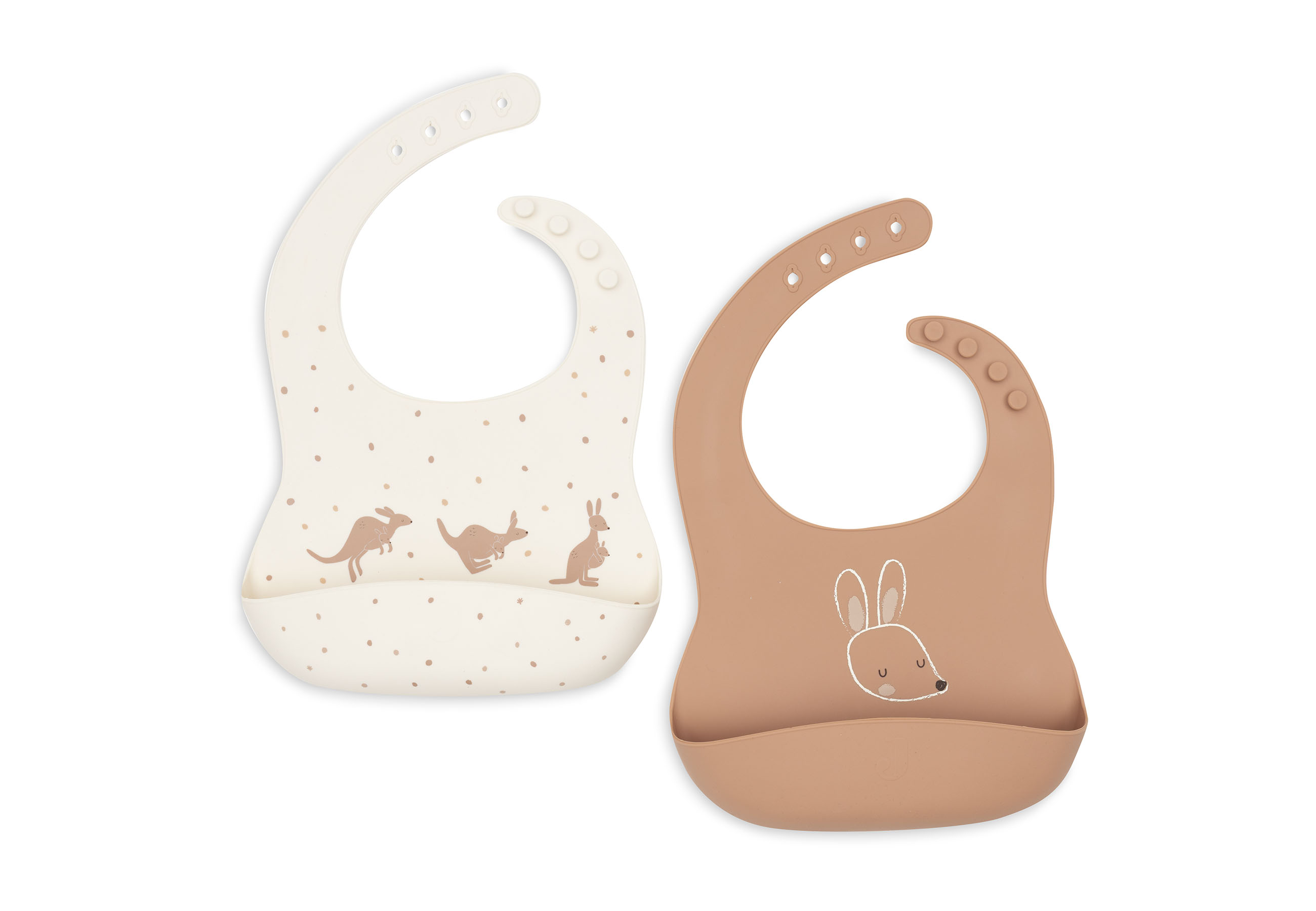 Jollein Haklapp  Silicon Kangaroots 2-pack						