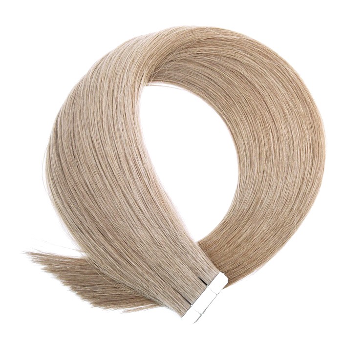 Russian Luxe Line - Tejpextensions - 50 cm - Färg 14 (Dark Ash Blonde)