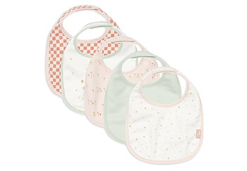Jollein Bandan Bib Jersey Vattentät Pretty Picnic (5pack)						