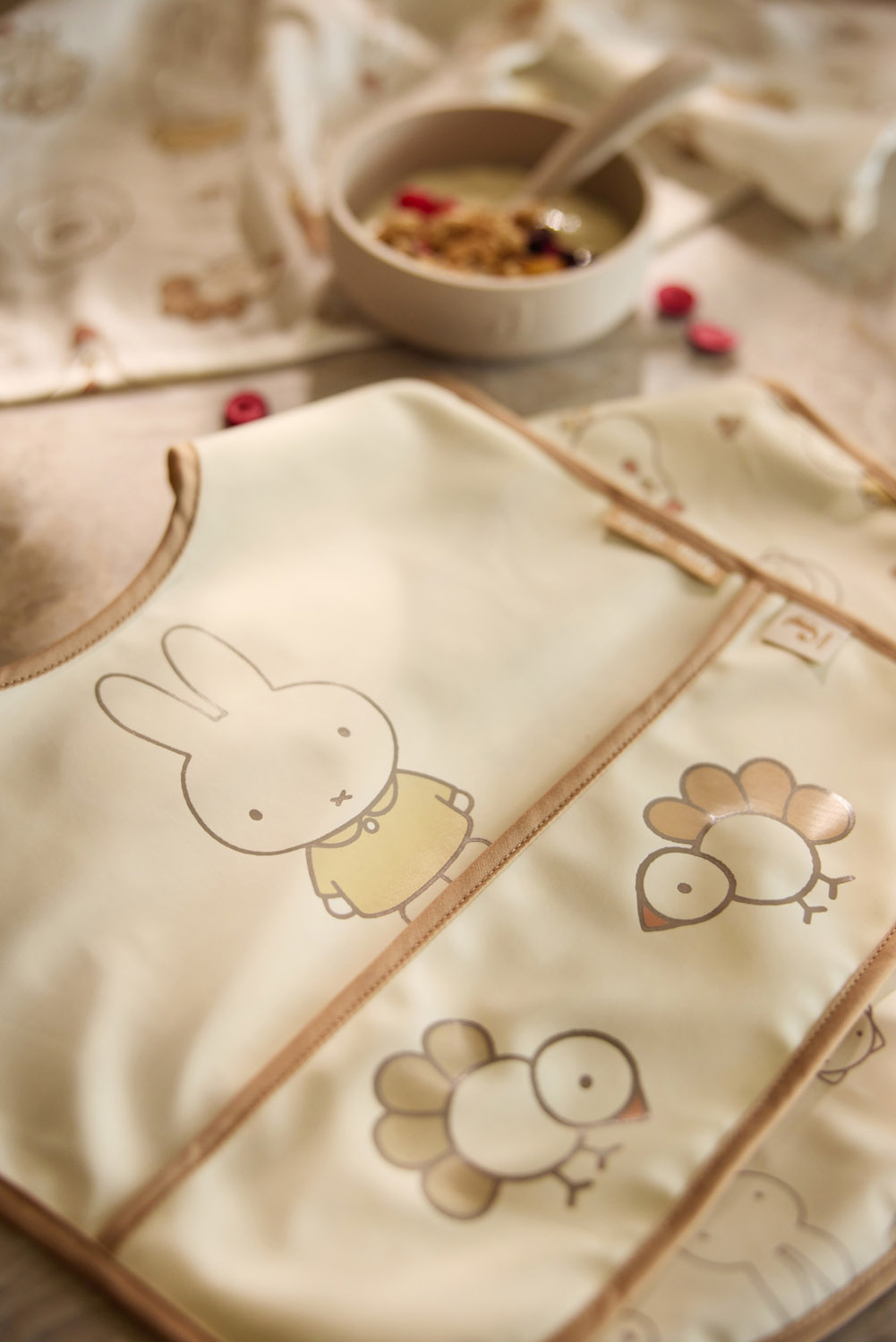 Jollein Haklapp Vattentät Miffy Family Farm (2pack)						 - 5