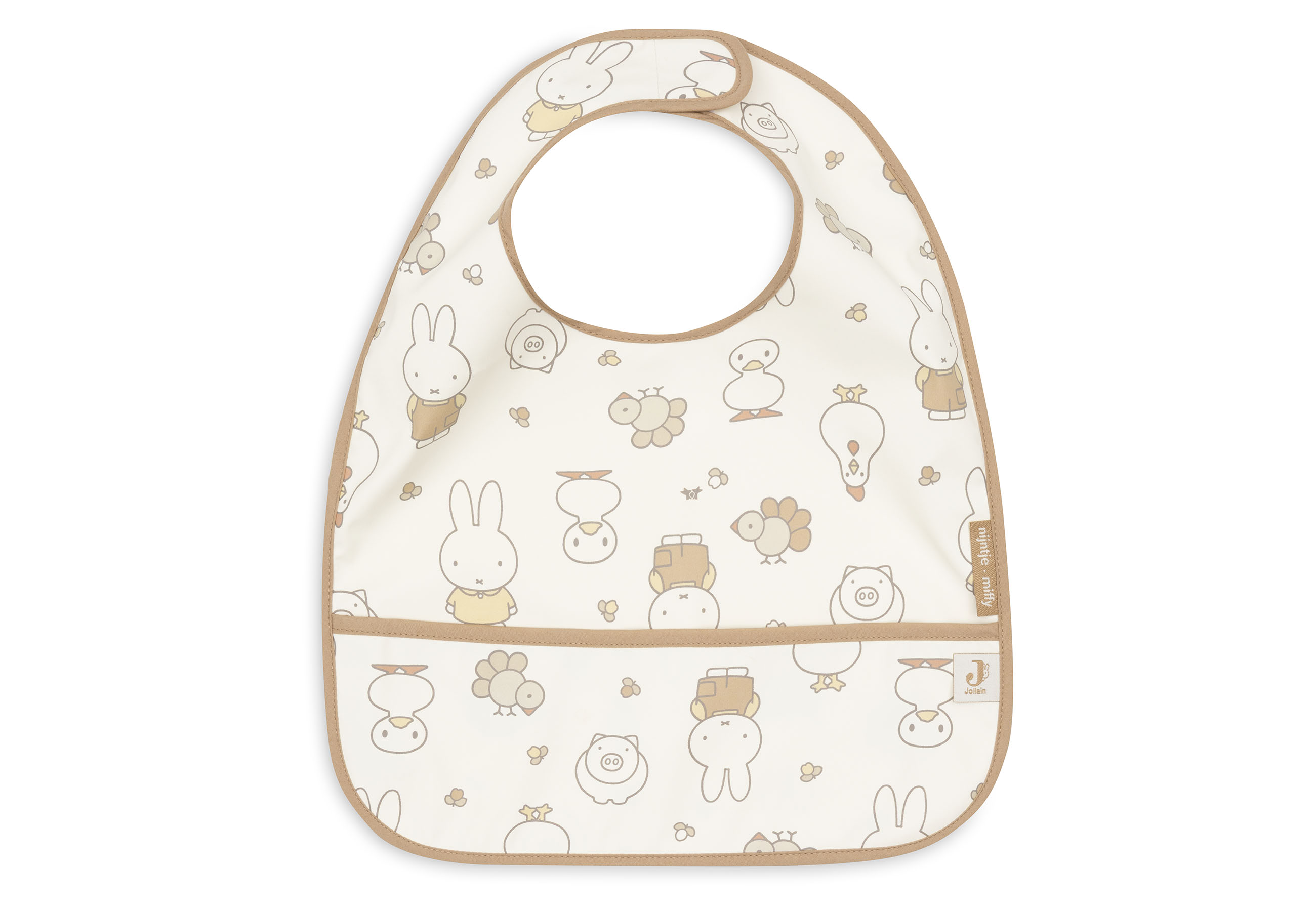 Jollein Haklapp Vattentät Miffy Family Farm (2pack)						 - 4