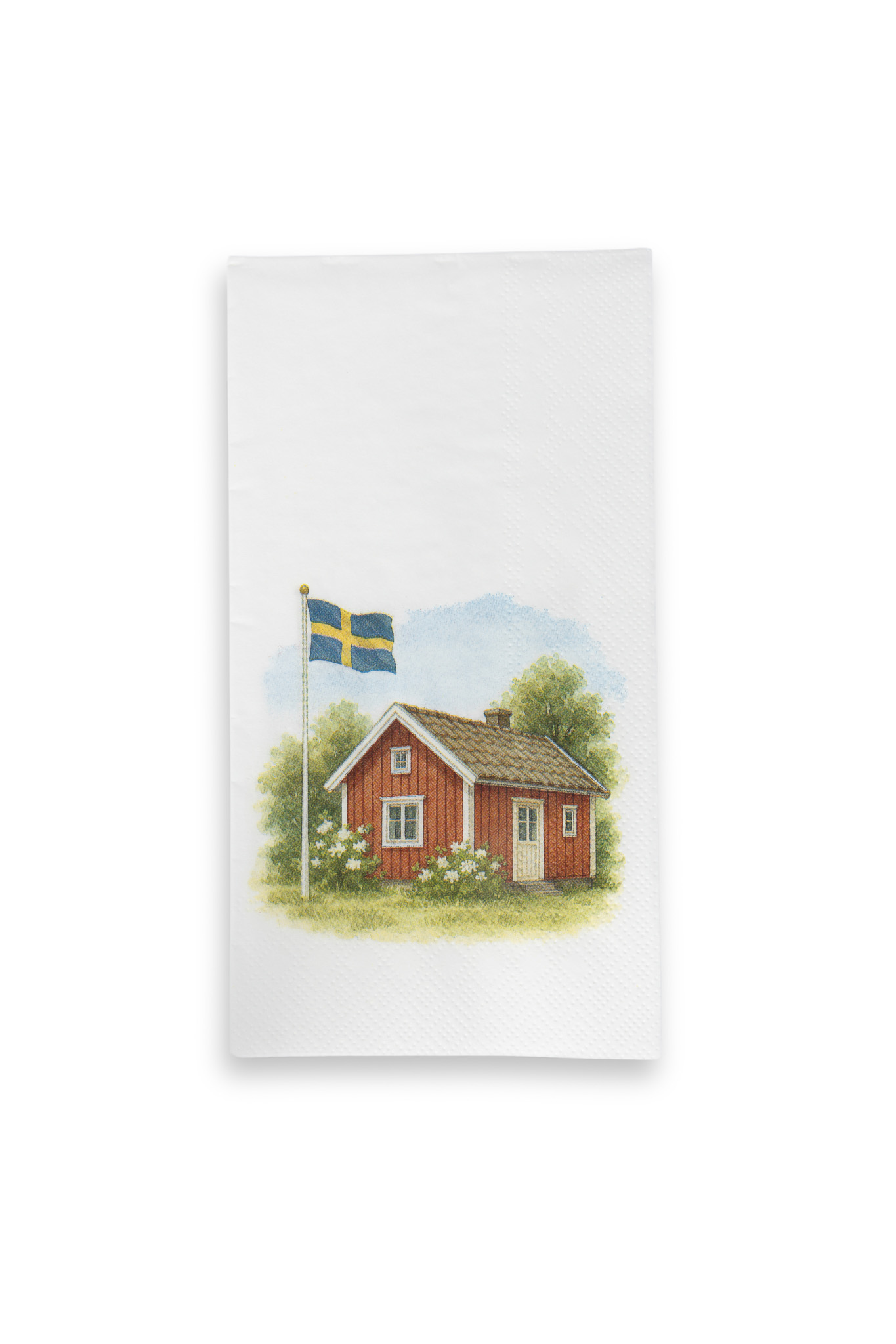 Sommarstuga - Röd Stuga - Servett 16-pack  - 3