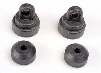 Traxxas Dämpartopp + Botten Svart (2+2) Ultra-Shocks