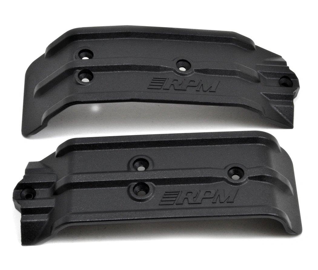 RPM Hasplåt Fram & Bak Svart Mini Maxx/XRT