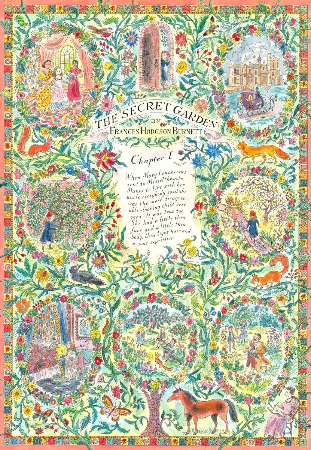 The Secret Garden: The Opening Lines: a 500-piece Jigsaw Puzzle - 2