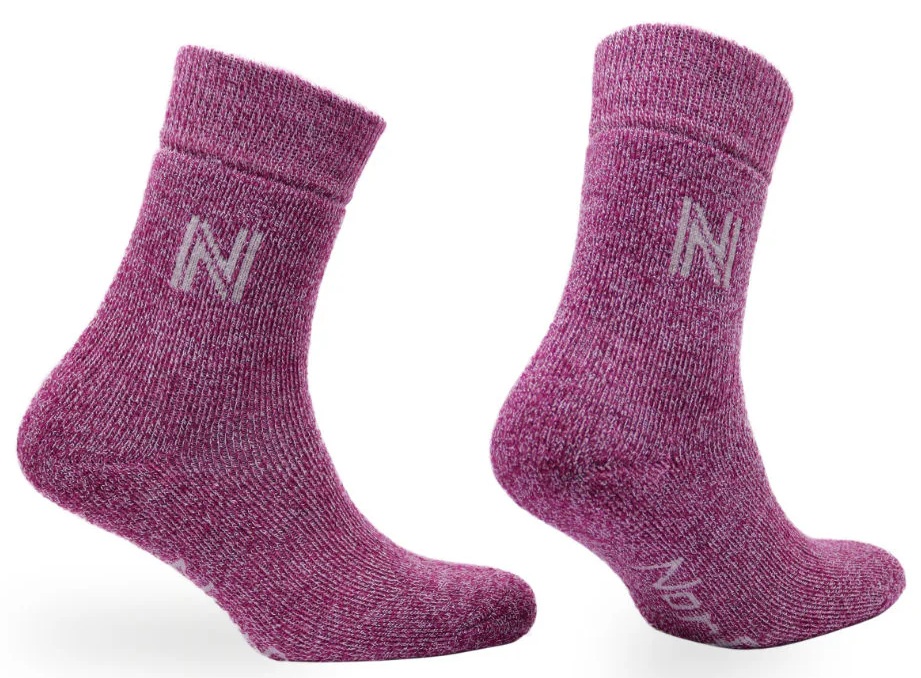 Norfolk Walking Trekk Merinoull Bambu Fuchsia