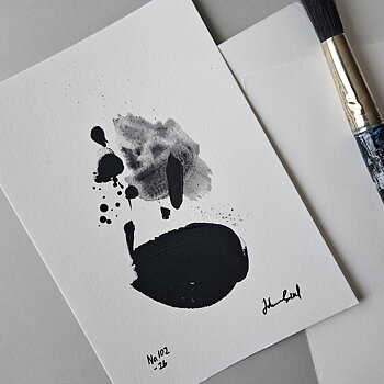 No. 102 Handmålad Mini Art (A5)