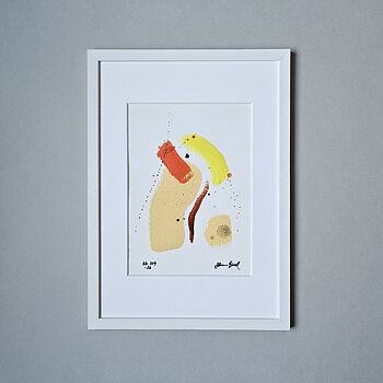 No. 104 Handmålad Mini Art (A5)
