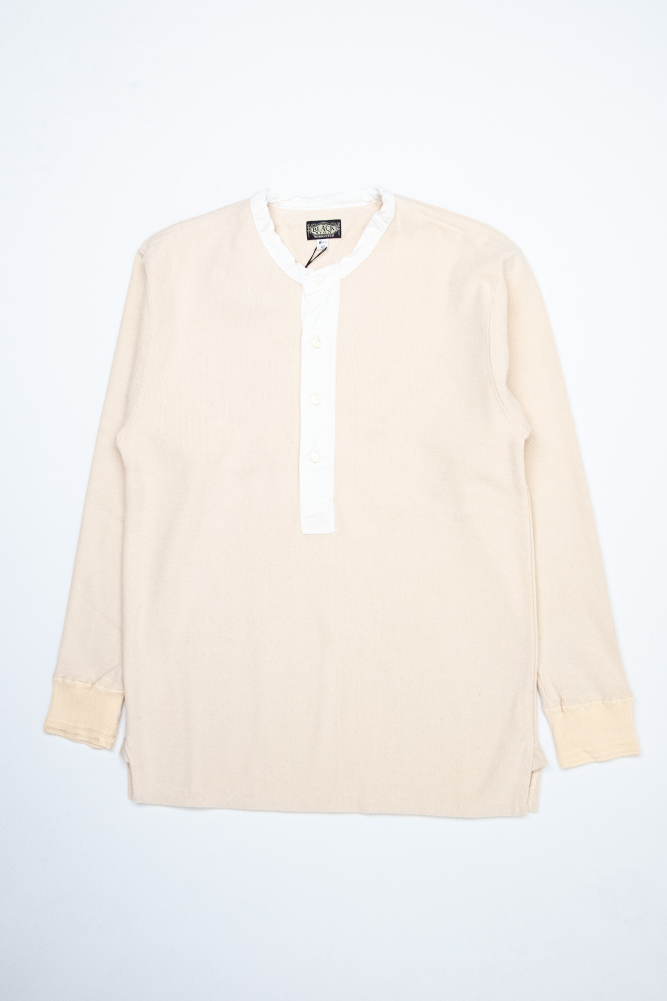 Black Sign - Henley Neck Amish Underwear Beige - 2