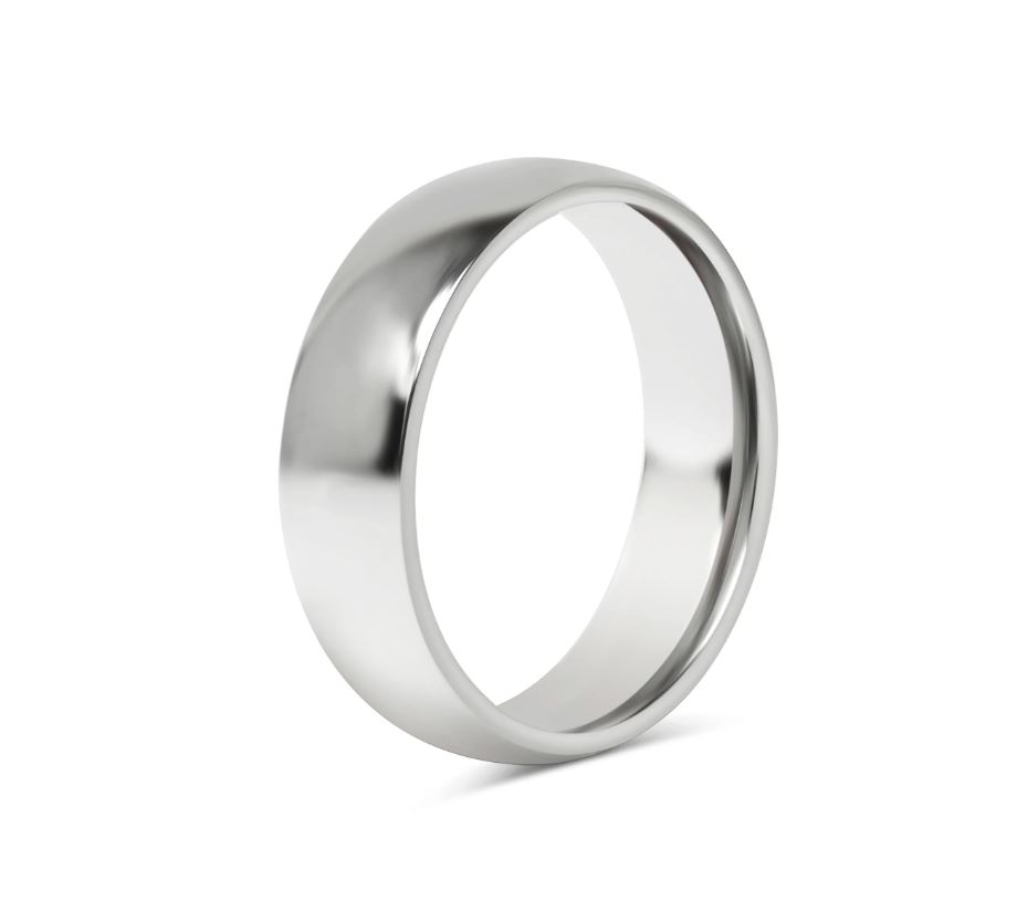Set med Förlovningsringar - 1 slät ring och 1 alliansring - 6mm & 3mm - 3