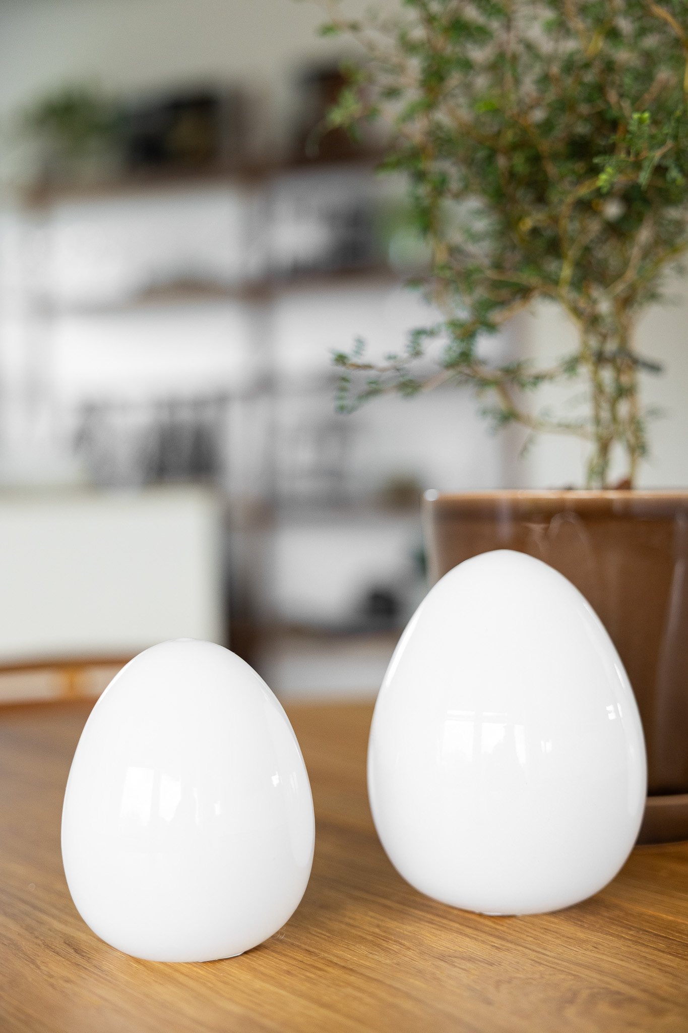 Bjuvsta Glass Egg - White Egg - Glossy - 11 cm - 3