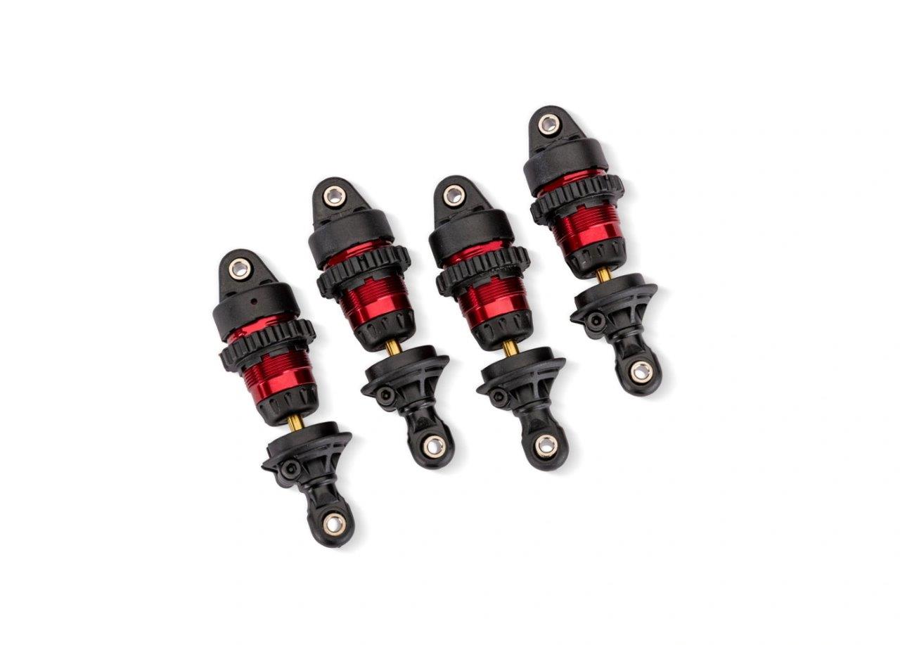 Traxxas Stötdämpare Mini GTR Alu Komplett Röd (4)