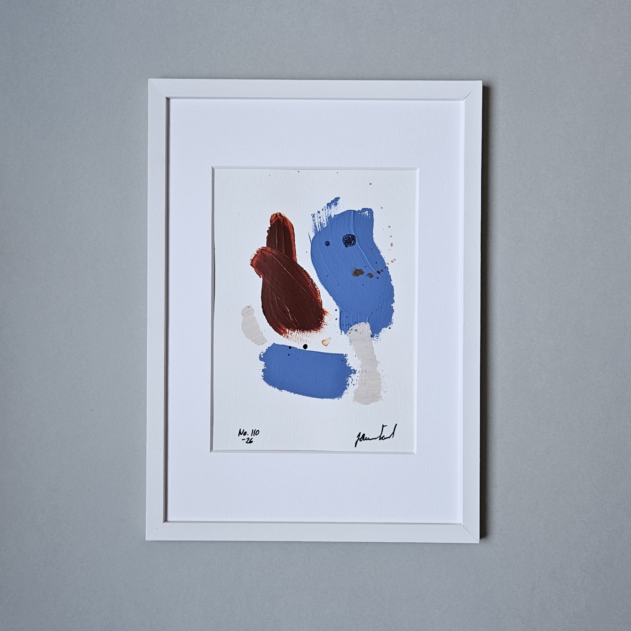 No. 110 Handmålad Mini Art (A5)