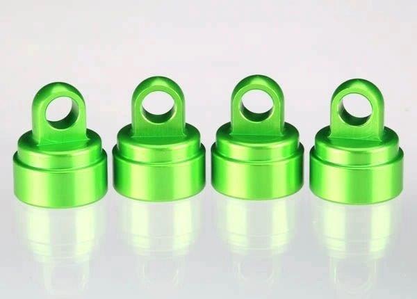 Traxxas Dämpartopp Grön Aluminium (4) Ultra-Shocks