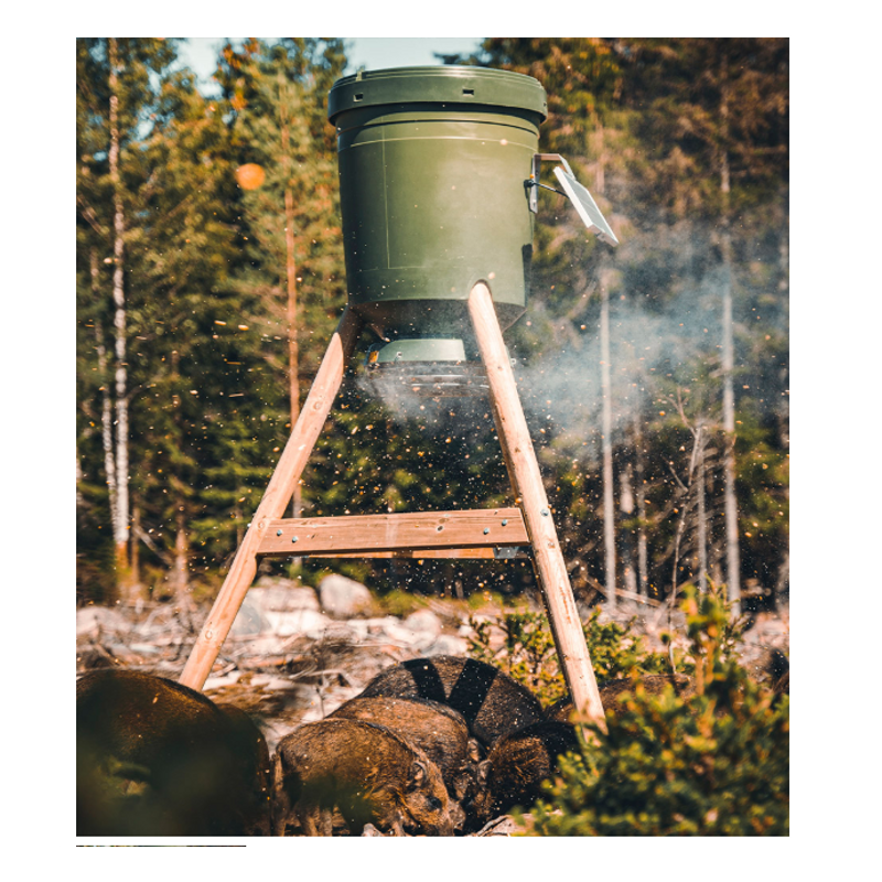 Nordic Gamekeeper 125 liters foderautomat - benställning - 2