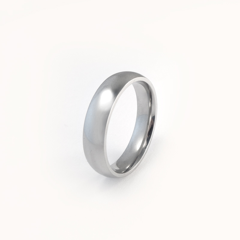 Sæt med forlovelsesringe - 1 ring i stål og 1 ring i guld - 5 mm og 3 mm - 5
