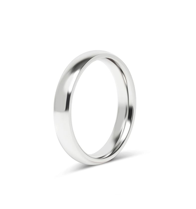 Kihlasormussarja - 1 rengas teräksestä ja 1 rengas kultaa - 4mm ja 3mm - 2