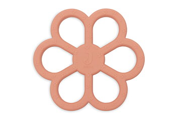 Jollein Bitring Silikon Flower Coral Rose											