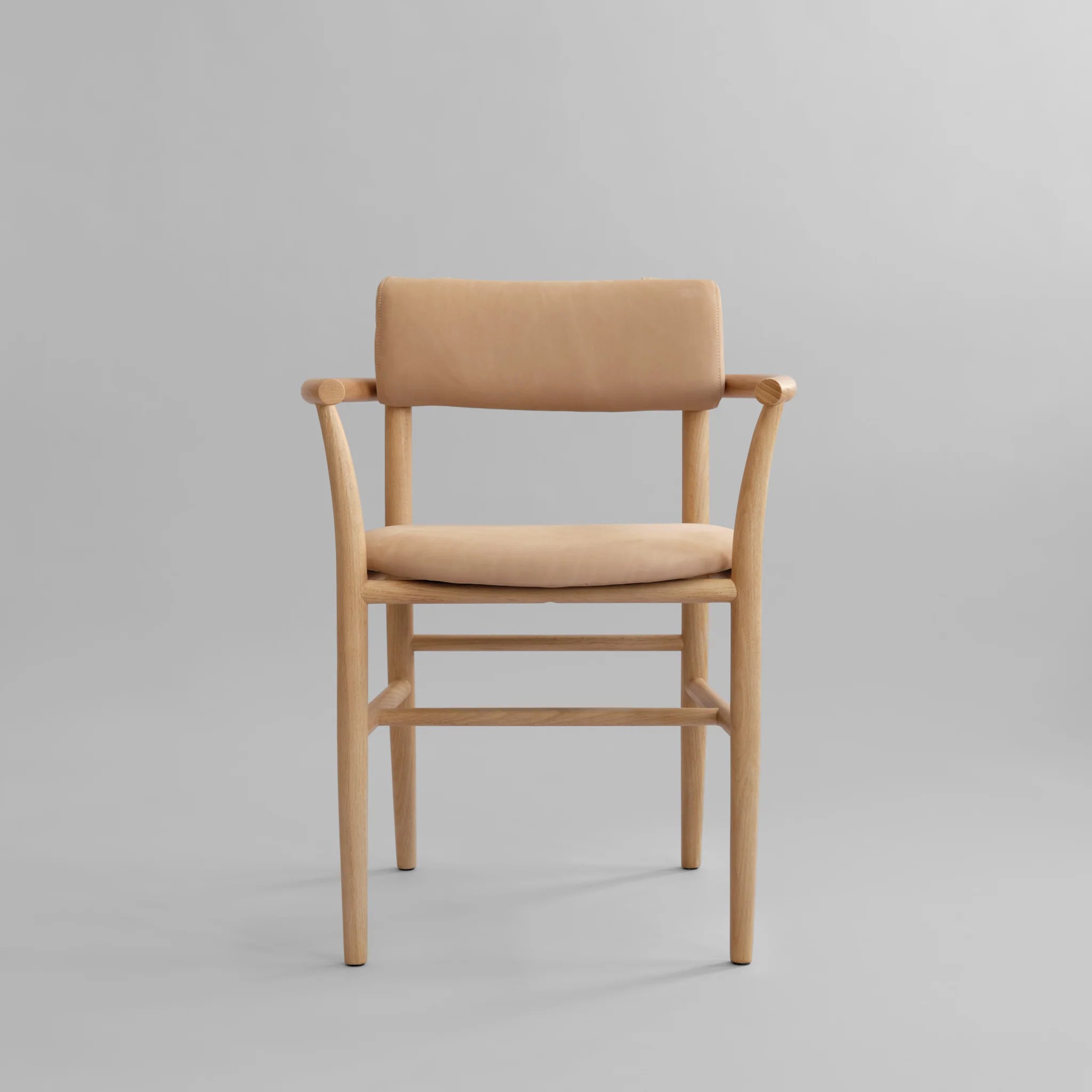 Stol Nama Armstöd- Coffee Black, Nubuck