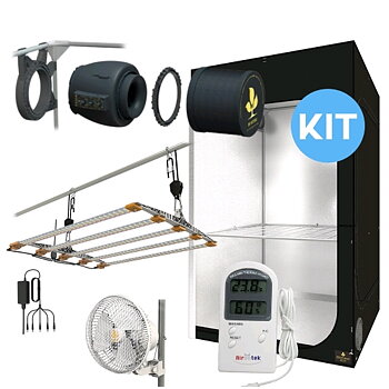 Secret Jardin Growing Kit DS 120WFS – Komplett Odlingskit med LED Full Spectrum 