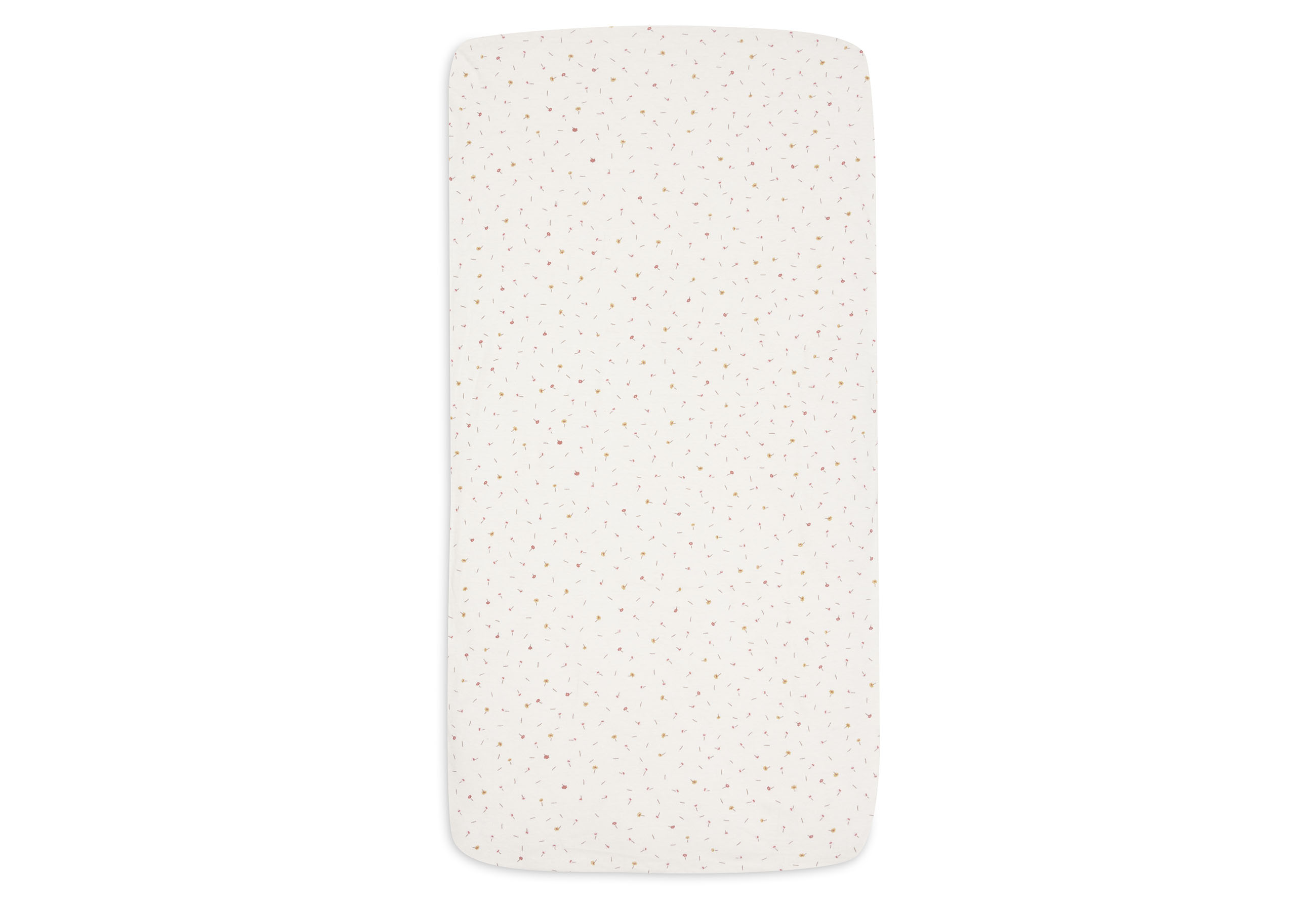 Jollein Dra-på lakan Jersey 40/50x80/90cm Pretty Picnic Flower Drops - 2