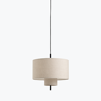 Margin Taklampa Beige Canvas - Ø50 cm
