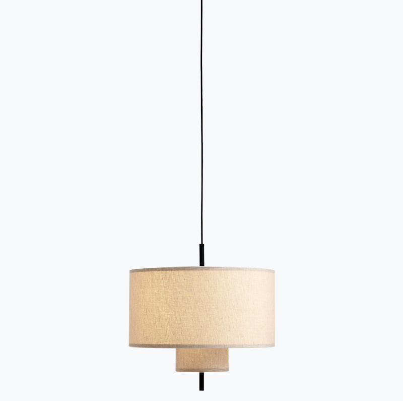 Margin Taklampa Beige Canvas - Ø50 cm - 3