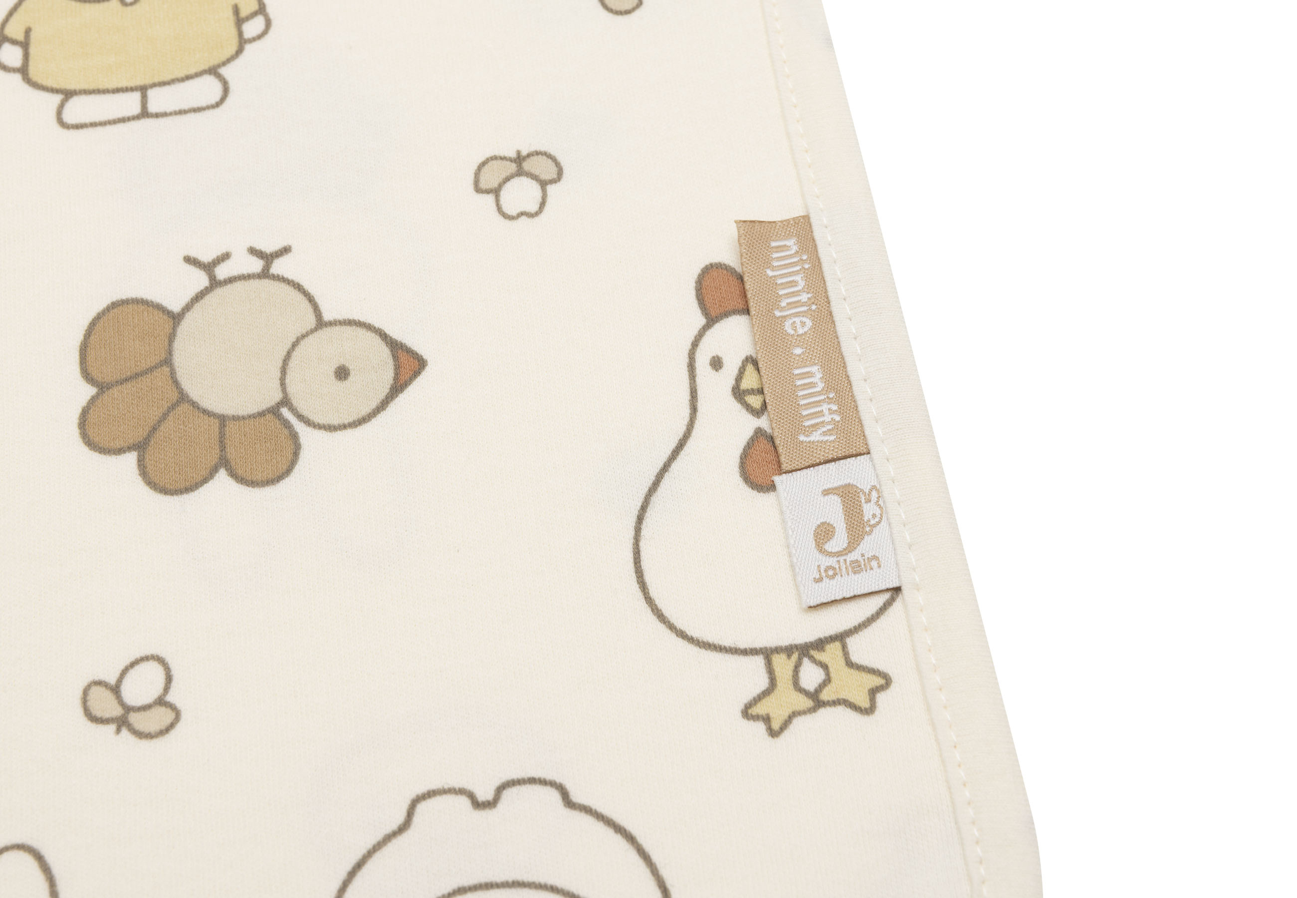 Jollein Babyfilt Jersey 75x100cm Miffy Family Farm						 - 3