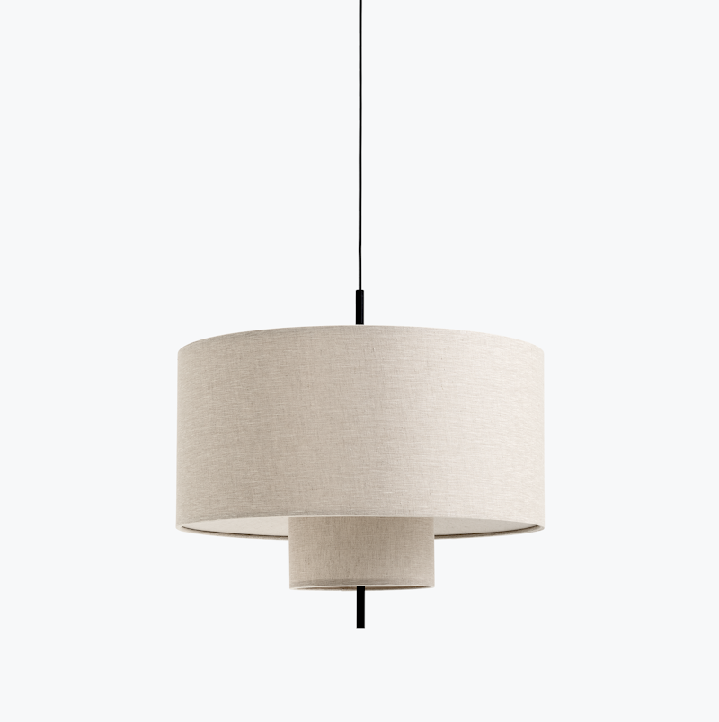 Margin Taklampa Beige Canvas - Ø70 cm