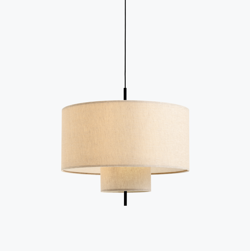 Margin Taklampa Beige Canvas - Ø70 cm - 3