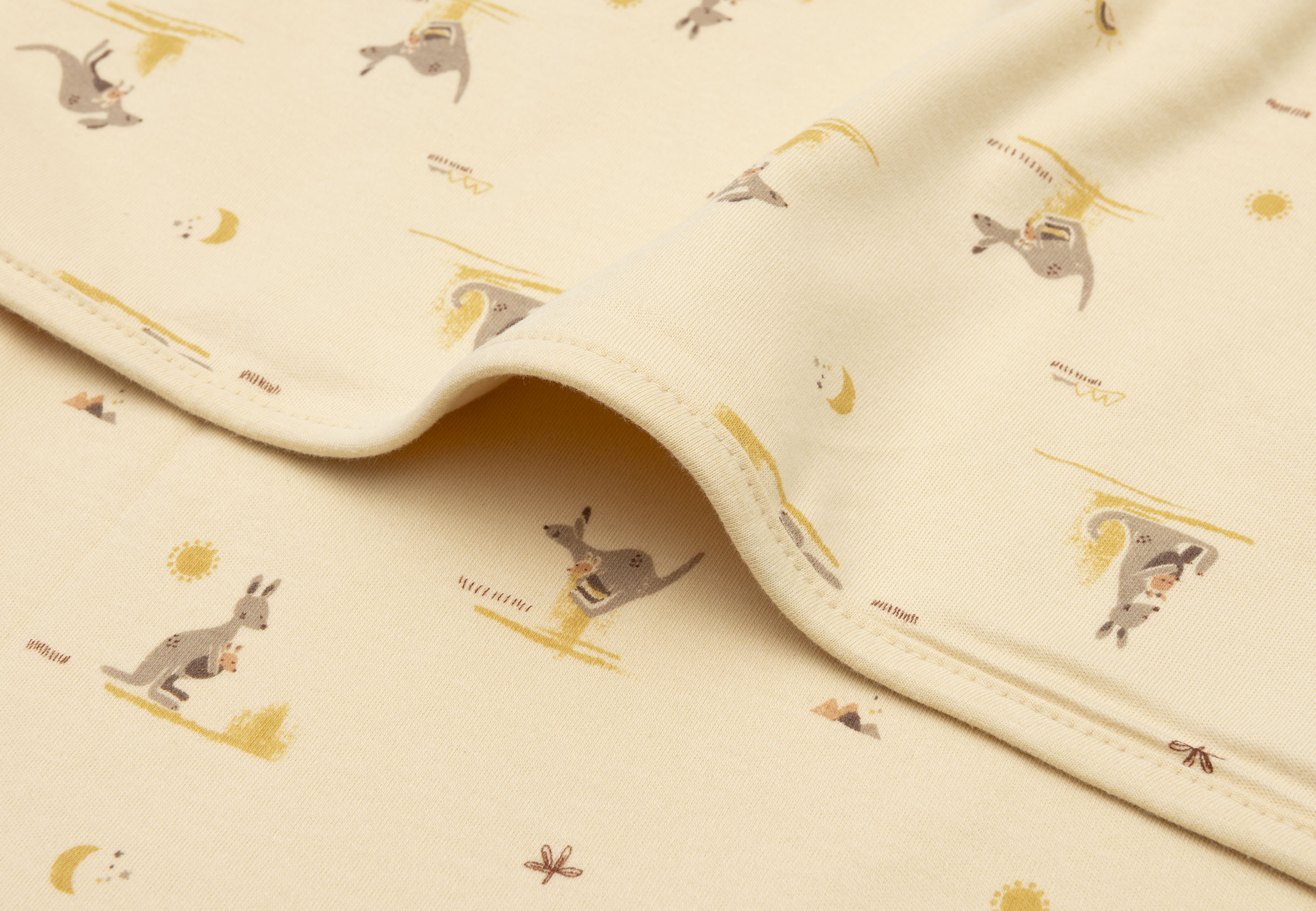 Jollein Babyfilt Jersey 75x100cm Kangaroots																 - 5